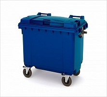 Мусорный бак синий 770 литров в Белгороде выбрать из каталога ПластикПроф