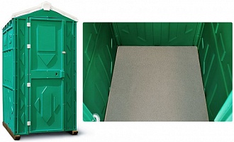 Мобильная туалетная кабина Эконом с ровным полом купить в Белгороде